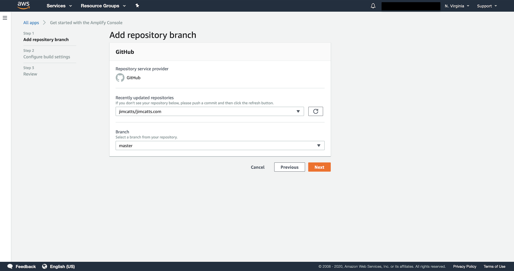 Amplify GitHub